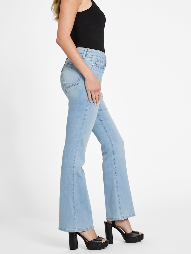 Eco Lyllah Mid-Rise Bootcut Jeans | GUESS Factory