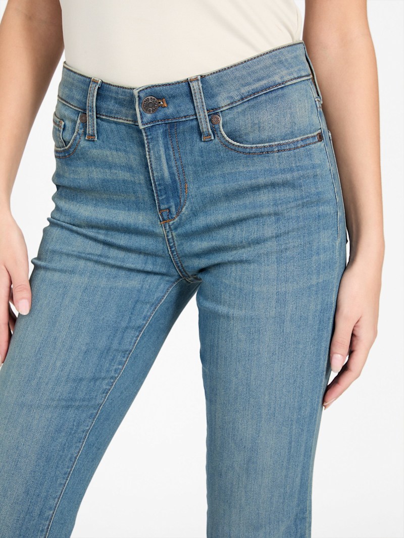 Eco Lyllah Mid-Rise Bootcut Jeans | GUESS Factory Ca