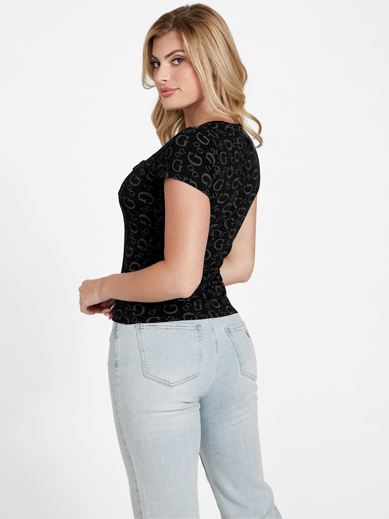 Eco Alexa Print Tee | GUESS Factory