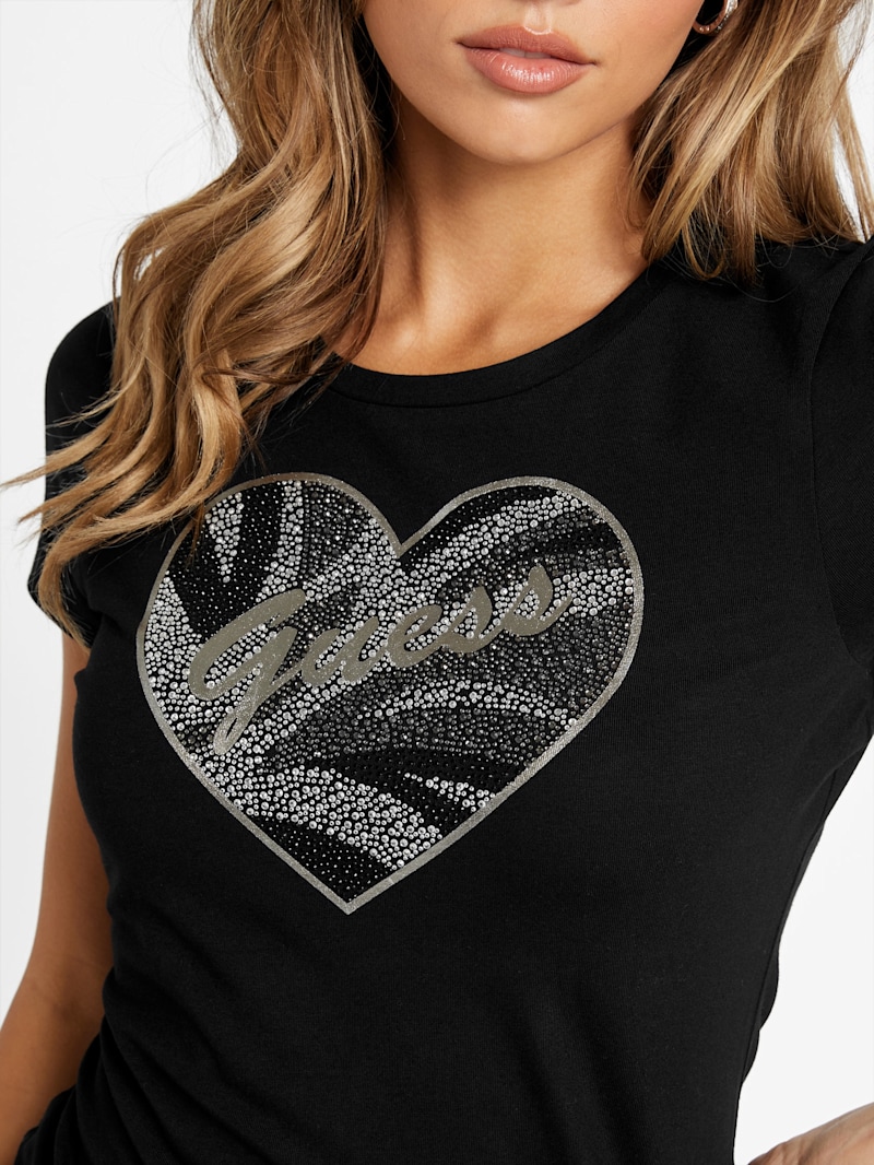 coco♡ Eco Lorna Heart Tee | GUESS Factory Ca