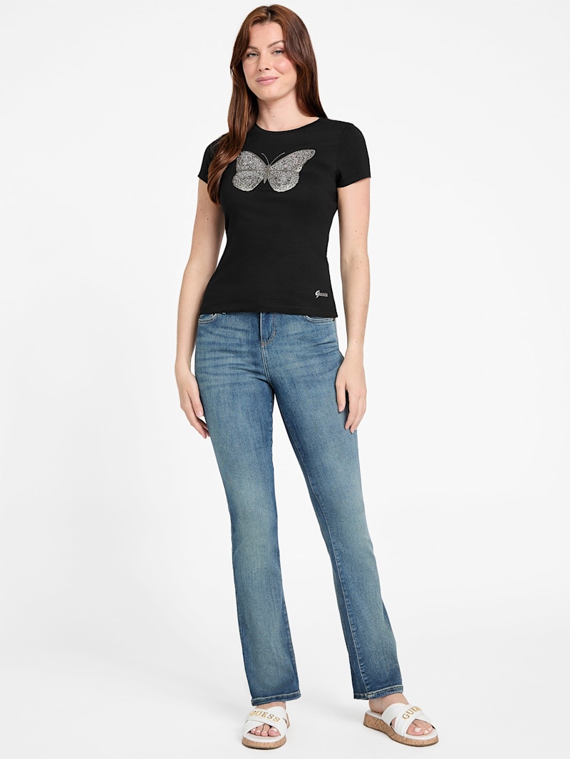 Eco Leah Butterfly Tee | GUESS Factory