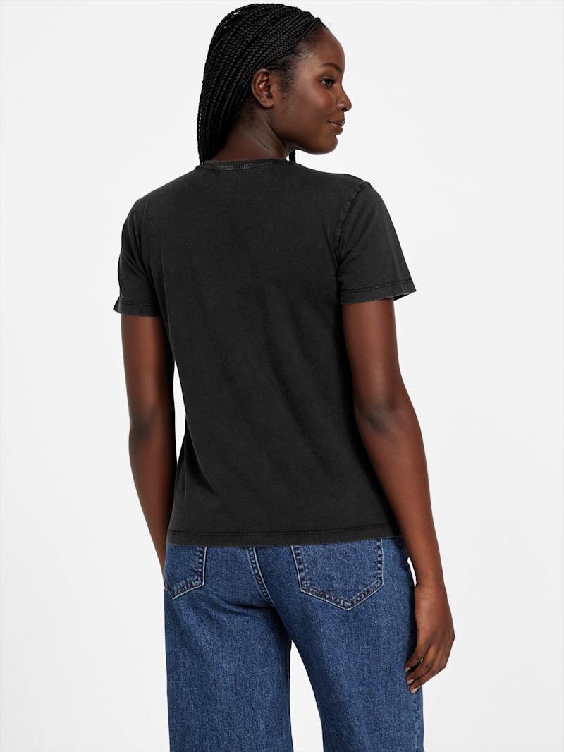 Wren Crewneck Rhinestone Tee | GUESS Factory Ca