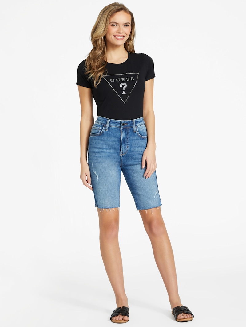 Carlee Triangle Tee | GUESS Factory