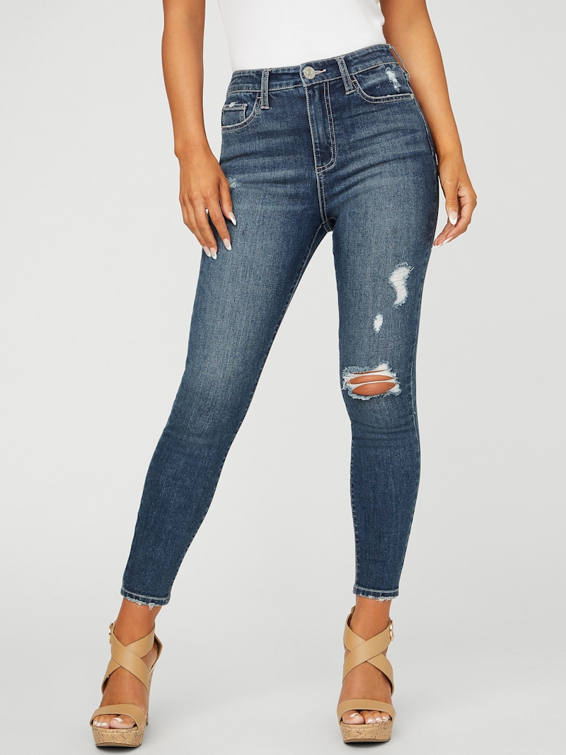 Eco Simmone High-Rise Skinny Jeans | GUESS Factory