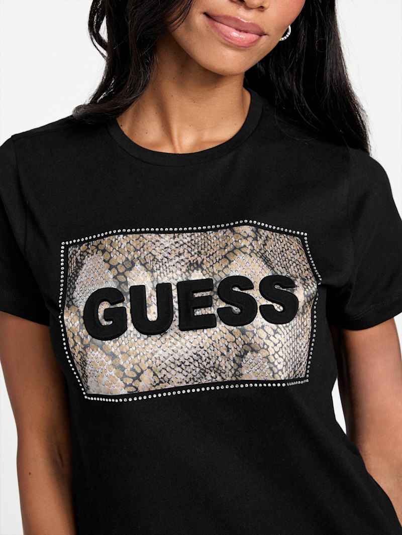 Eco Zanetta Crewneck Tee | GUESS Factory Ca