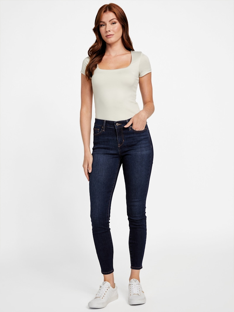 Jaden Sculpt Mid-Rise Skinny Jeans | GUESS Factory Ca