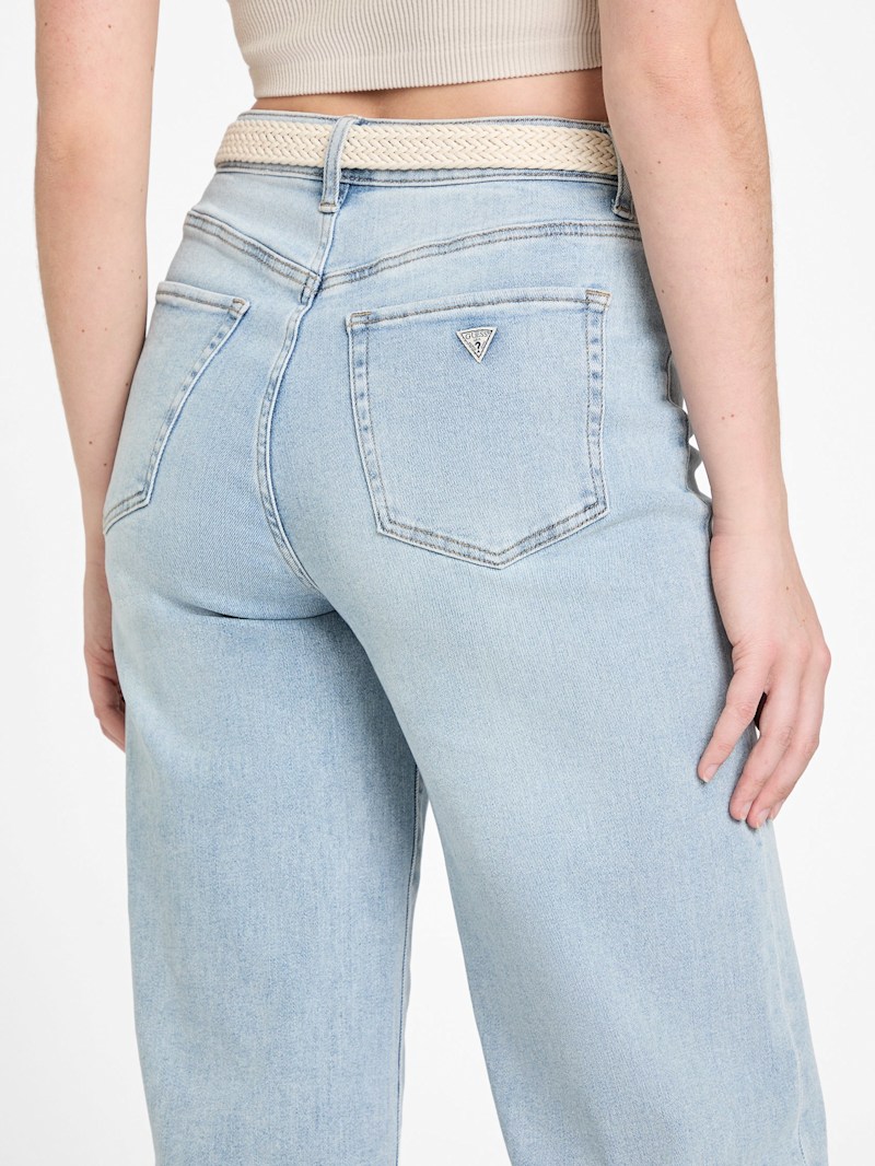 Kassandra Crop Wide Leg Jeans | GUESS Factory
