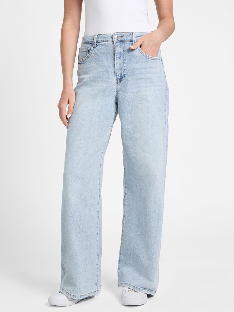 Laurelie Wide-Leg Curvy Jeans | GUESS Factory