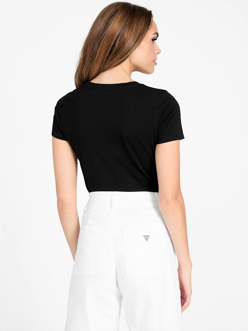 Eco Julie Rhinestone Tee | GUESS Factory