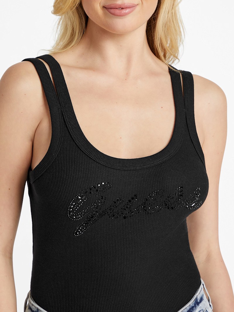 Eloise Rhinestone Tank | GUESS Factory