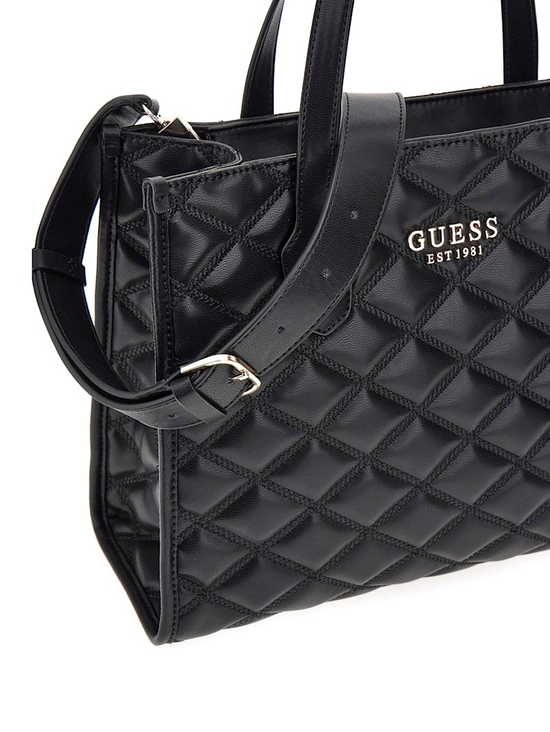 【GUESS ゲス】TAMSIN ROUND QUILTING クロスバッグ GUESS-Schultertasche-Tamsin-