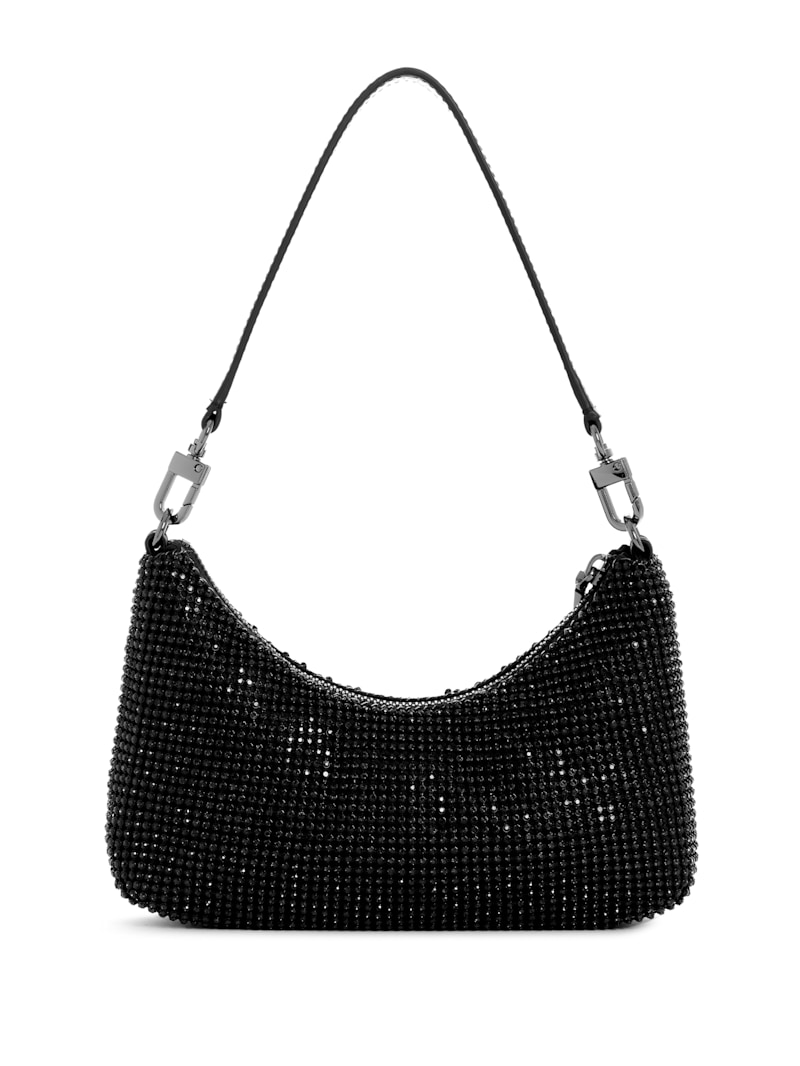 ショルダーバッグ・ポシェット Guess Bling Beads Mini Shoulder Bag Black XG876502 HN3A3A56 Zalina Rhinestone Mini Shoulder Bag | GUESS