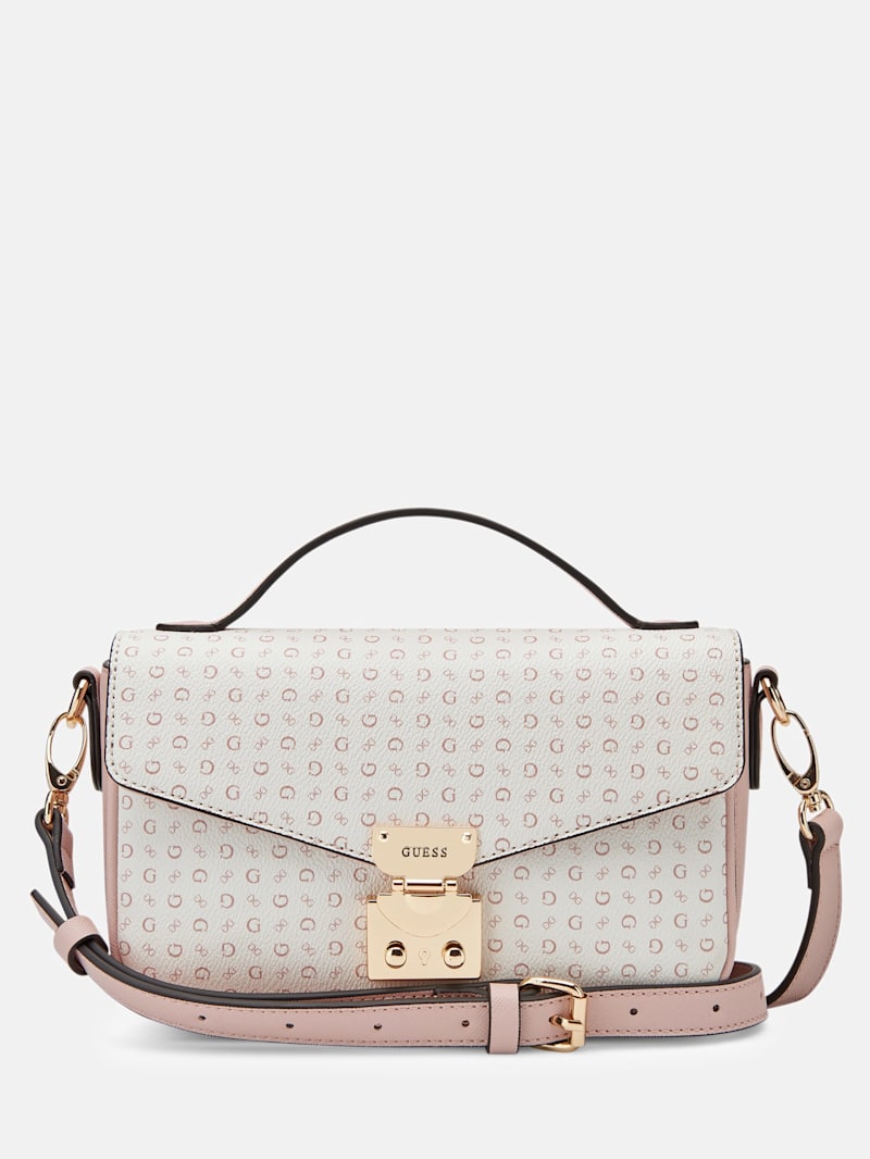 Elaina Micro Print Crossbody | GUESS Factory