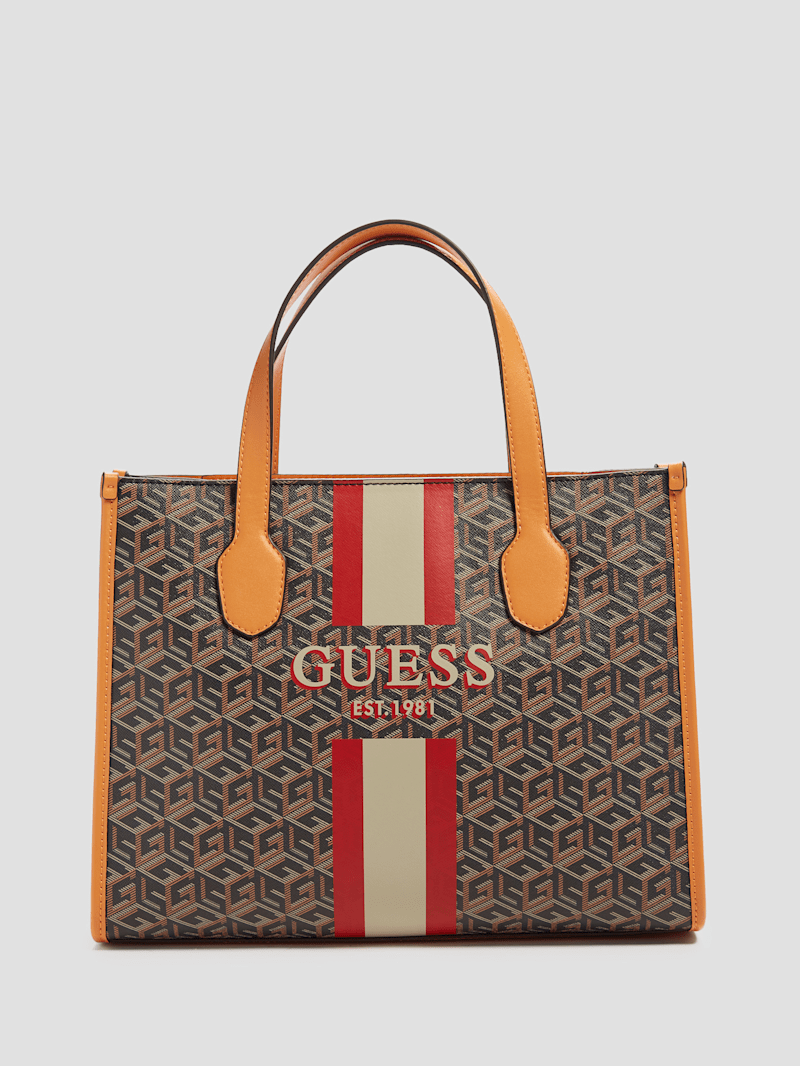 GUESS バッグ GIZELE 2 Compartment Satchel ハンドバッグ レディース | GUESS