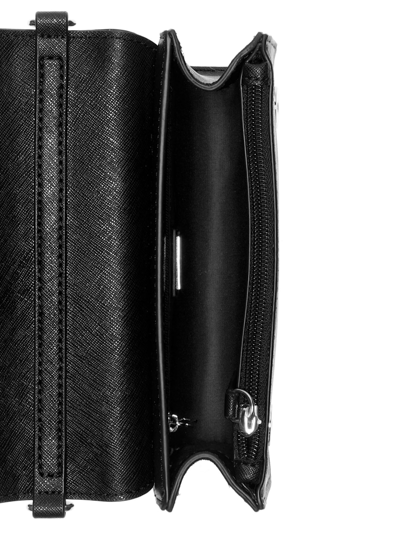 Indira Color-Block Fold-Over Mini Crossbody | GUESS Factory