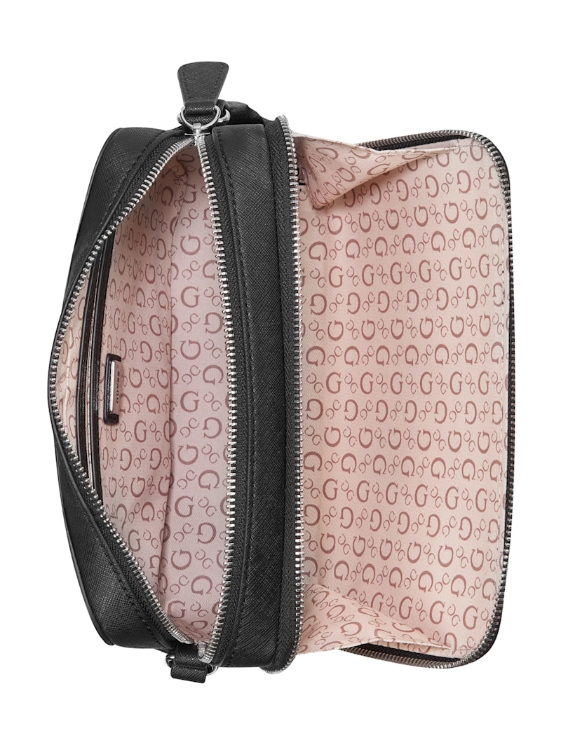 Haddington Mini Double-Zip Crossbody | GUESS Factory