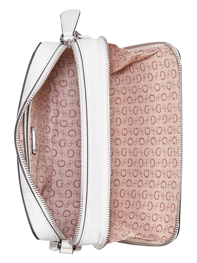 Haddington Mini Double-Zip Crossbody | GUESS Factory