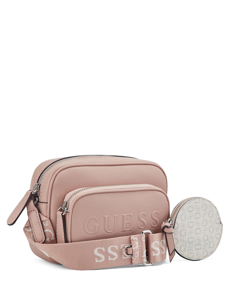 Lya Mini Double-Zip Crossbody | GUESS Factory