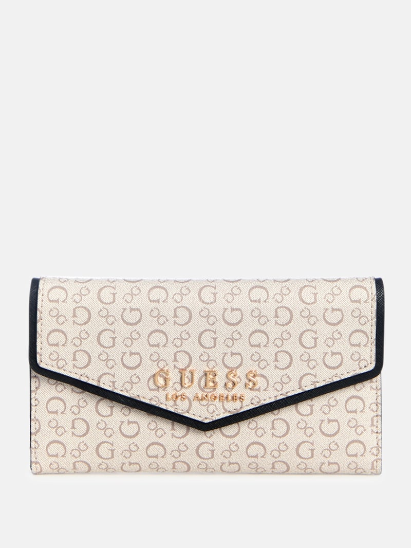 Kiran Logo Slim Clutch Wallet | GUESS Factory