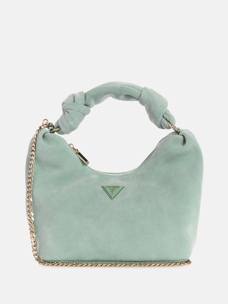 Isotta Suede Hobo Bag GUESS