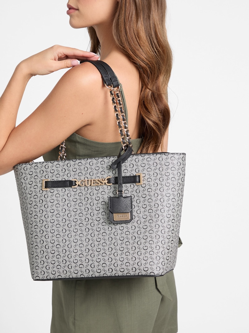 Rhiannon Logo Tote | GUESS Factory