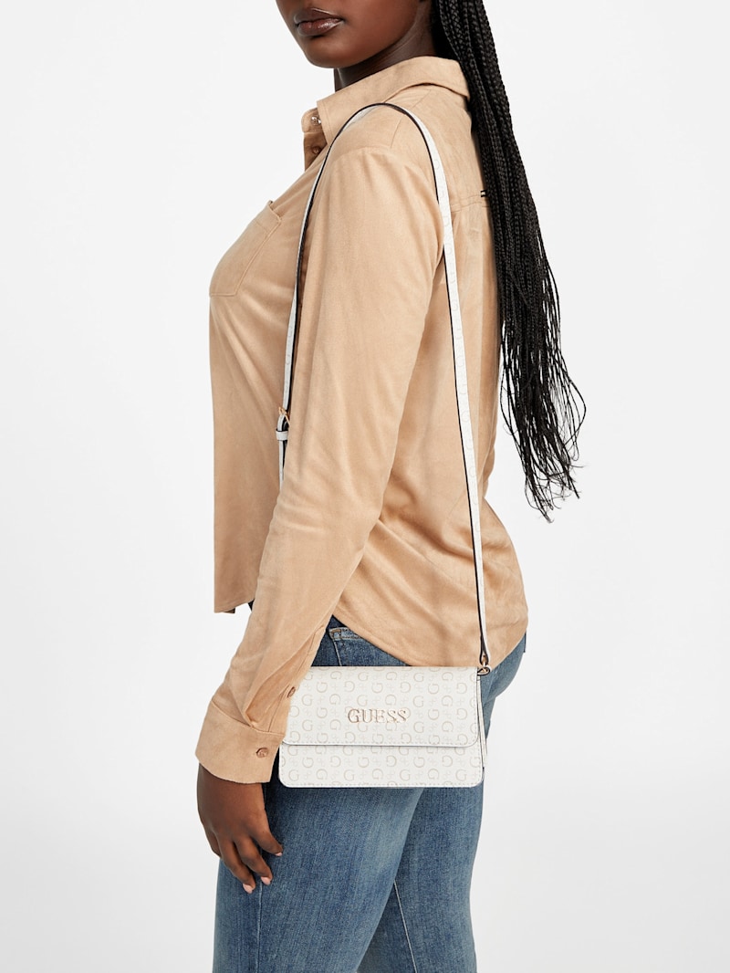 Eldoria Logo Mini Crossbody | GUESS Factory