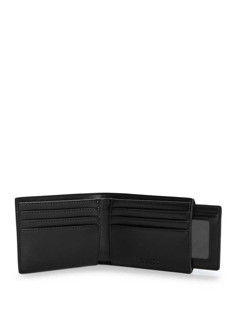 Croc-Embossed Bifold Wallet | GUESS Factory