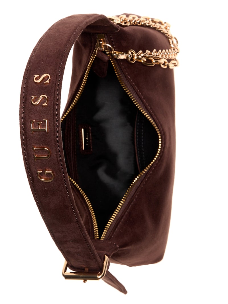 Demelza Faux-Suede Shoulder Bag | GUESS Factory