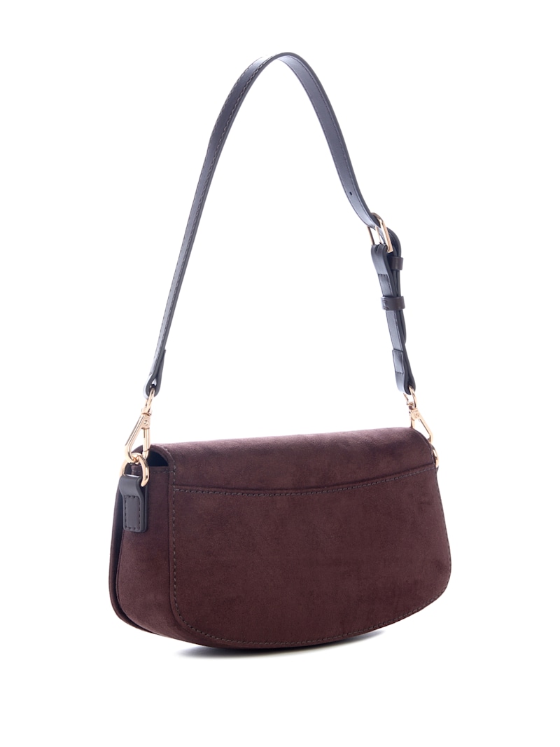 Lumina Faux-Suede Shoulder Bag | GUESS Factory