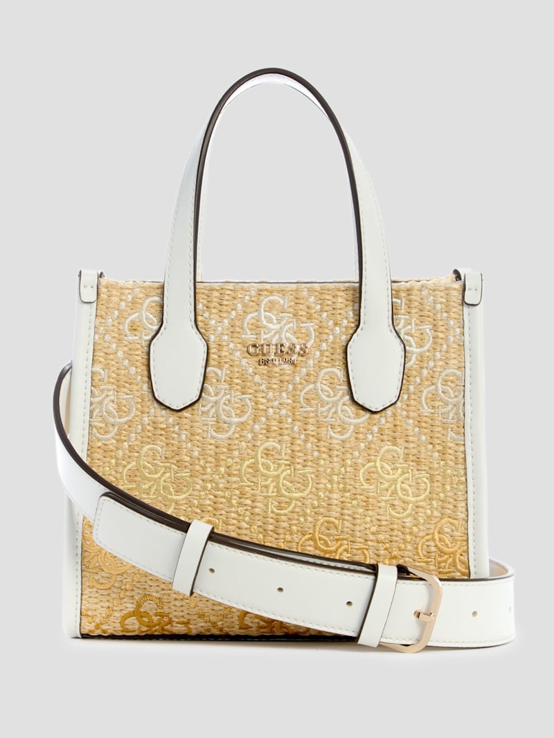 Silvana Raffia Mini Tote | GUESS