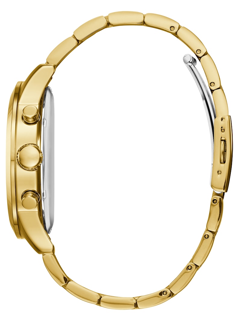 GUESS 腕時計 ゴールド ウォッチ U0799G4 GUESS Mens Silver Tone/Gold Tone Multi-function Watch