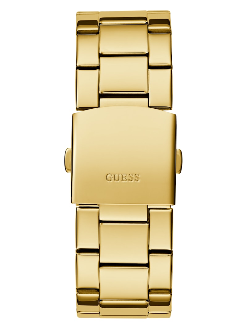 Gold-Tone Lion Analog Watch | GUESS Factory