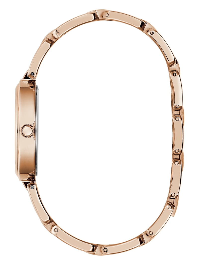 【SISANDI】TRIANGLE / H-CLASSIC Rose Gold-Tone Triangle Analog Watch | GUESS Factory Ca