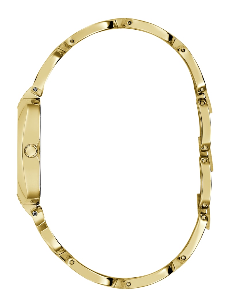 Gold-Tone G-Link Analog Watch | GUESS Factory