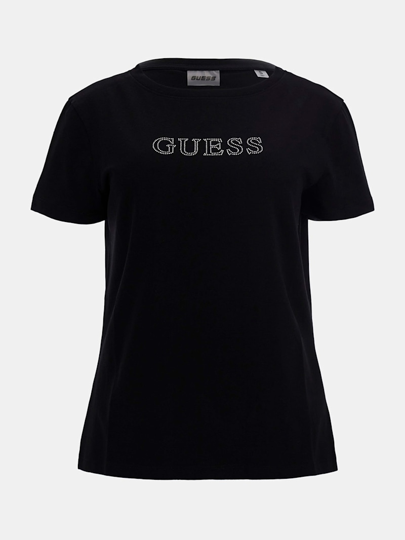 Eco Briana Rhinestone Tee | GUESS