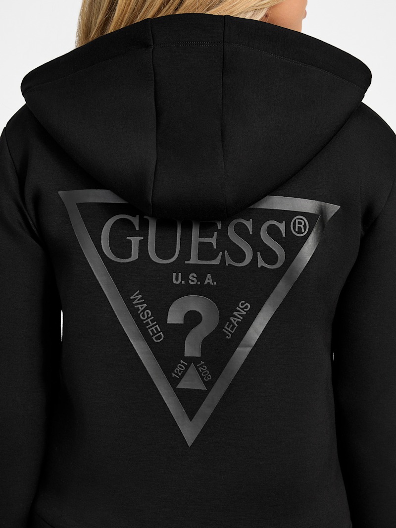 Eco Allie Scuba Zip Hoodie | GUESS