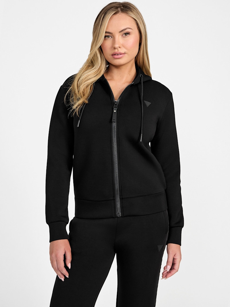 Eco Allie Scuba Zip Hoodie | GUESS