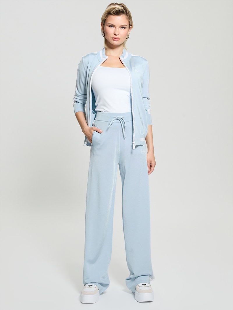 売れ筋商品|||ゲタス ニット&セーター レディース アウター NALIN - Cardigan - blue/white Women Button Down Cardigan Long Sleeve Knit Sweater Top