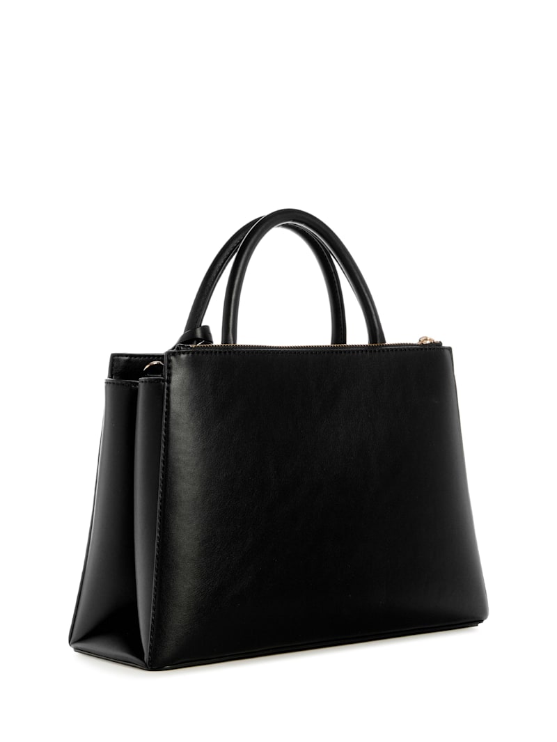 Hauser Logo-Trim Satchel | GUESS Factory