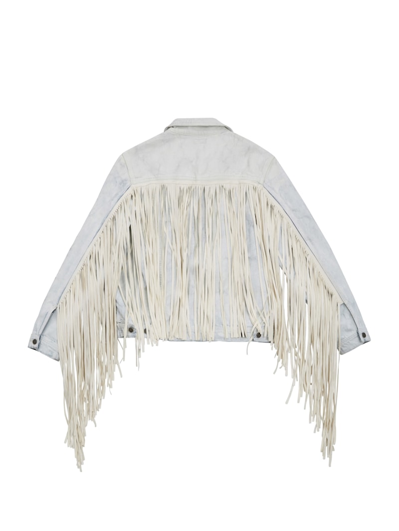 ジャケット・アウター archive western fringe jk vintage western fringe design leather jk