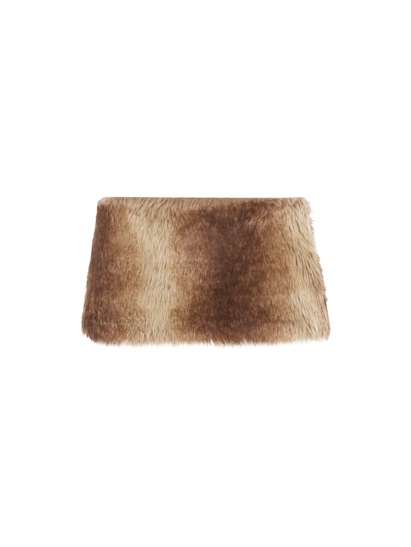 ★ GLOWNY★ BURNING FUR SKIRT BLACK GY24FASK004 ◇GLOWNY◇ BURNING FUR SKIRT BLACK GY24FASK004 BURNING FUR