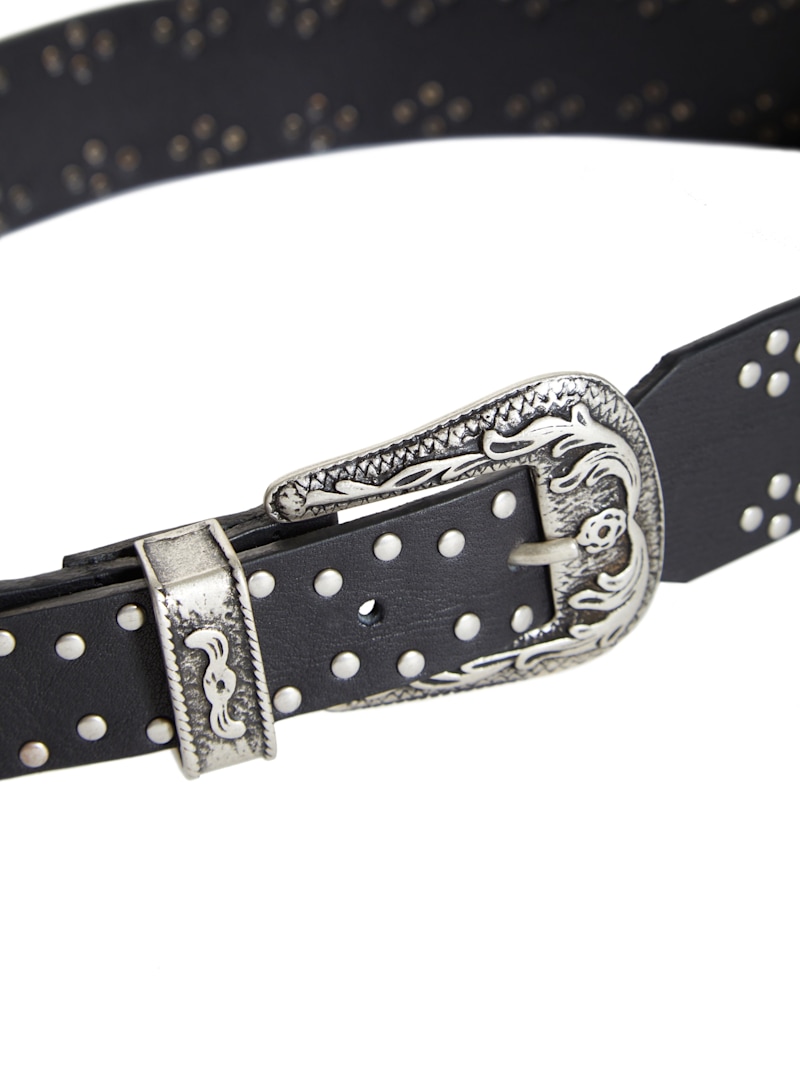 小物 jentlouis Leather Studded Belt Free size jent louis Leather Studded Belt jentlouis Leather Studded