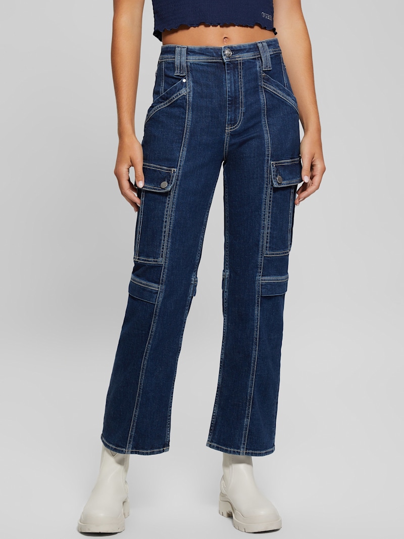 Eco '80s Denim Cargo Pants | GUESS Canada