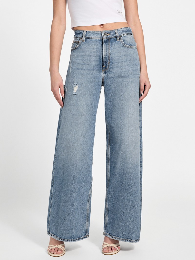 bell117 Eco Bellflower Wide-Leg Jeans | GUESS Canada