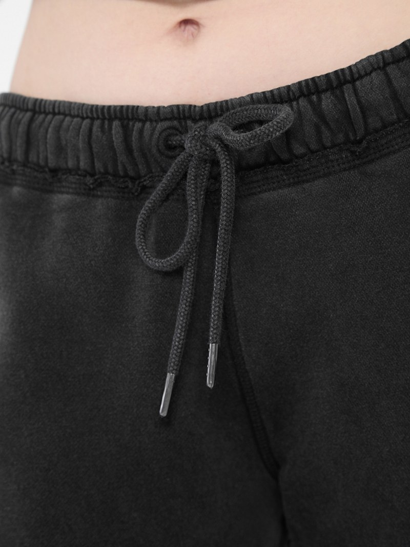 【GRAVER】25SS★ OF-SYMBOL Sweat Jogger Pants Women's Drawstring Jogger - Black | Jen's Scrubs