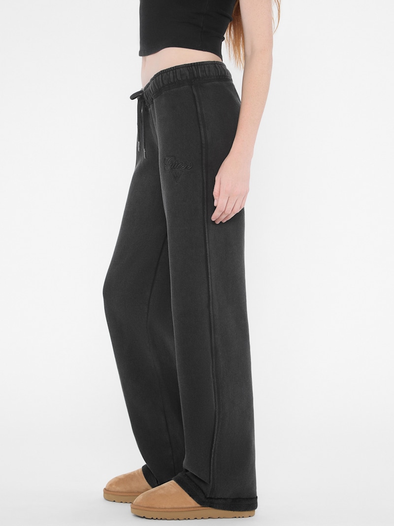 ★GENERAL IDEA★ WOMAN Lace Trimming Sweatpants [BLACK] / WB RECLAIMED VINTAGE scuba lace trim sweatpants in black | ASOS