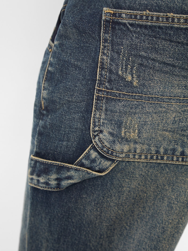 【oan】Unraveled Carpenter Banding Denim apparel_bottoms_undefeated_den