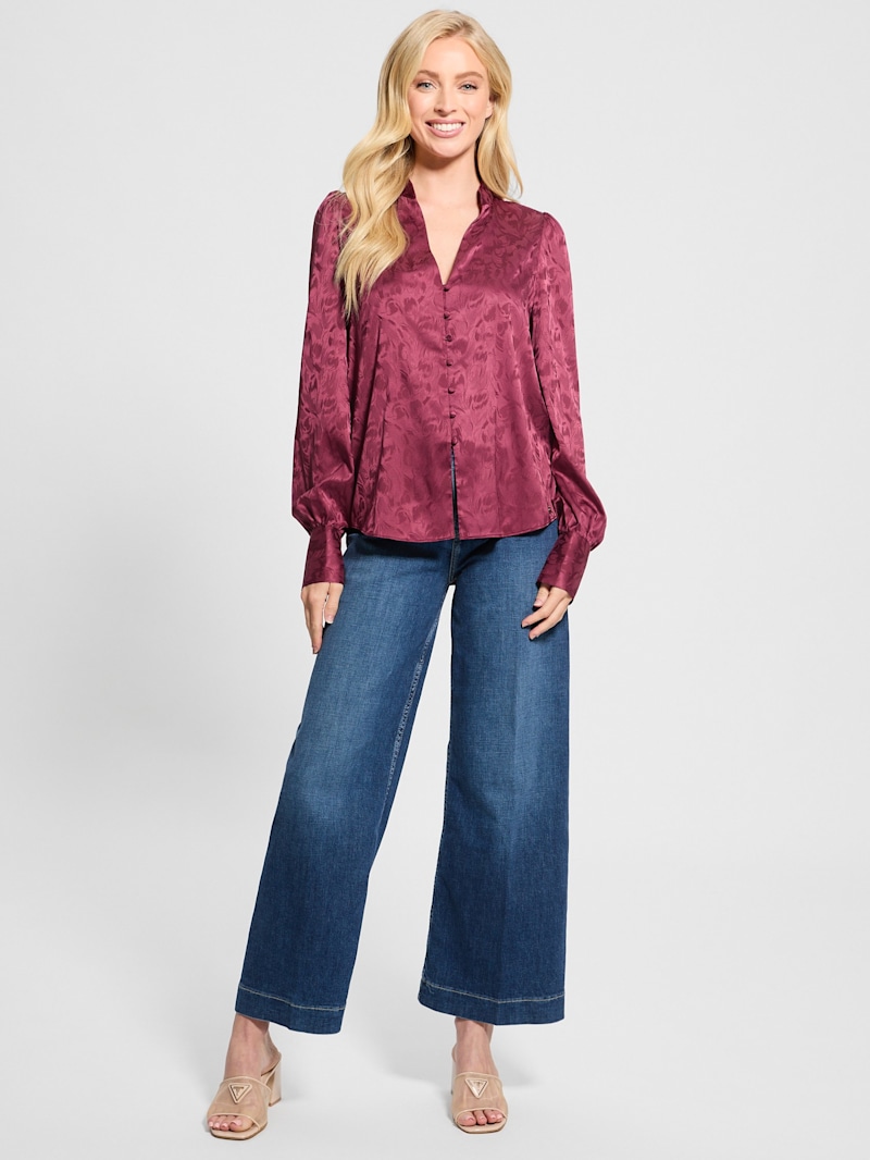 Eco Rita Jacquard Shirt | GUESS