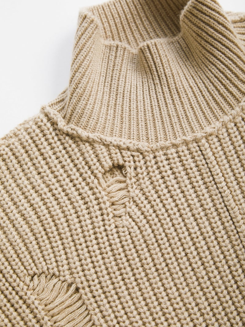 distressed sweater dress | GUESS