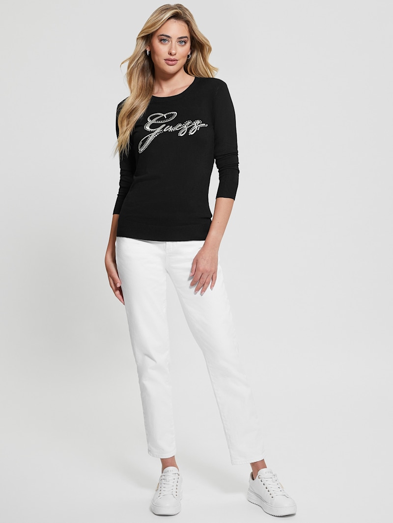 Eco Olive Sweater | GUESS Canada